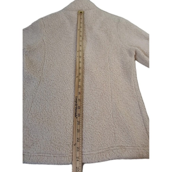 Patagonia Los Gatos 1/4 Zip Fleece Pullover Women's Small Beige Jacket 25235 - Picture 8 of 10